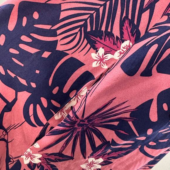 Modcloth x Collectif Sabina Pink Navy Maxi Kimono Feeling Tropicool Size Small S - Picture 4 of 6